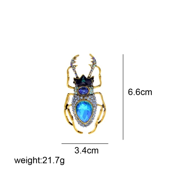 VQ Bug Brooch - Picture 5 of 5